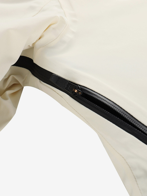 ALPINE PRO Γυναικείο μπουφάν σκι με μεμβράνη ptx για χιόνι ALPINE PRO REASA creme