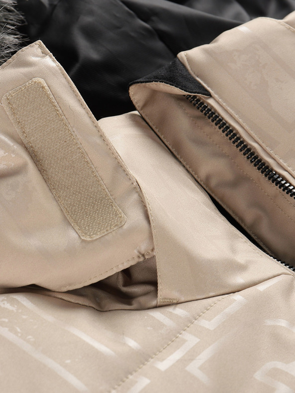 ALPINE PRO Γυναικείο μπουφάν σκι με μεμβράνη ptx snow ALPINE PRO DAMA λευκό πιπέρι