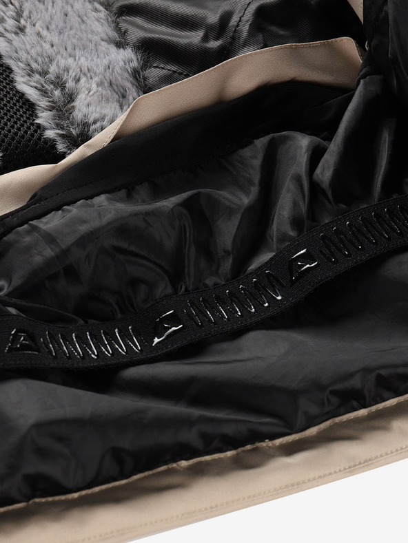 ALPINE PRO Γυναικείο μπουφάν σκι με μεμβράνη ptx snow ALPINE PRO DAMA λευκό πιπέρι