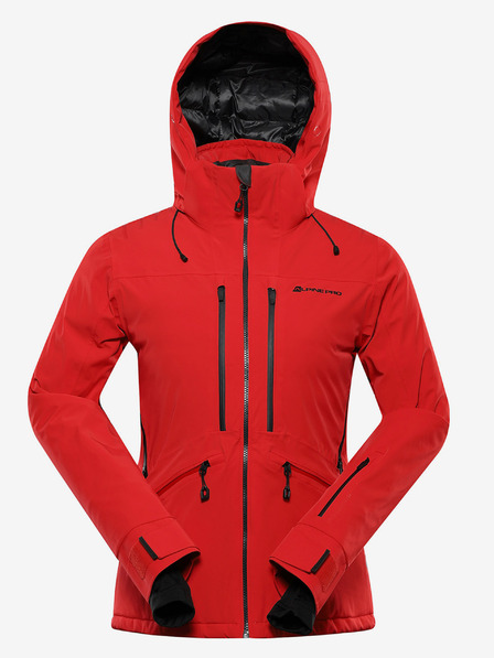ALPINE PRO Γυναικείο μπουφάν σκι με μεμβράνη ptx snow ALPINE PRO REASA olympic red
