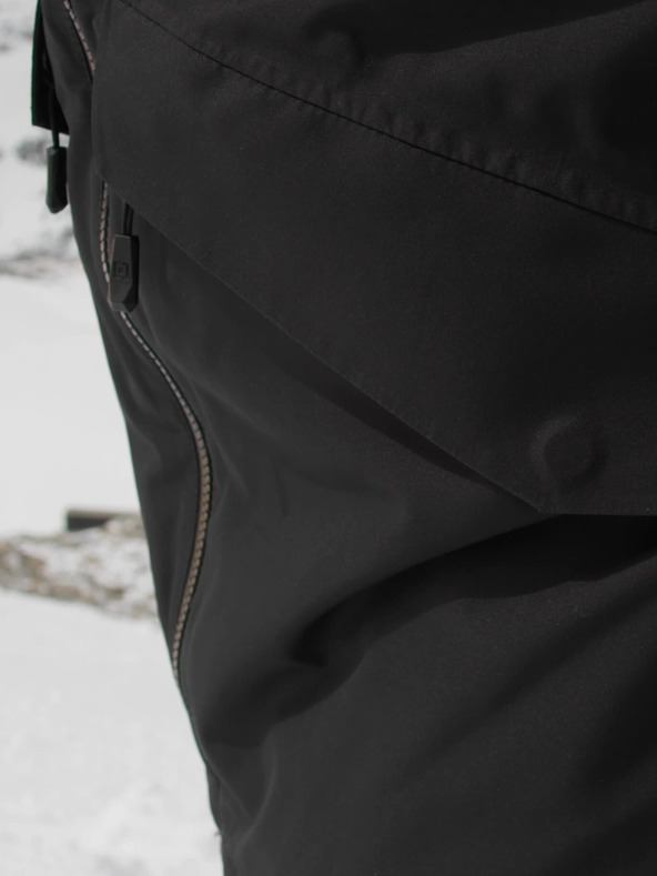 Horsefeathers Halen II μπουφάν - μαύρο/σίδερο Horsefeathers