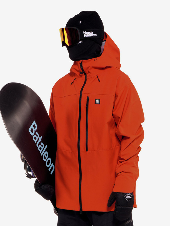 Horsefeathers Terra μπουφάν 3 στρώσεων - κόκκινος πηλός Horsefeathers