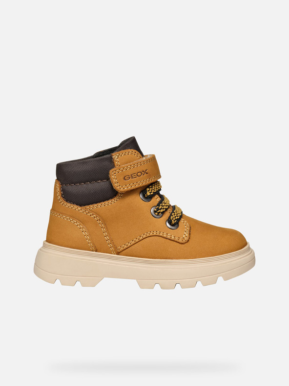 Geox Κίτρινα αγορίστικα μποτάκια αστραγάλου Geox Kiddartah