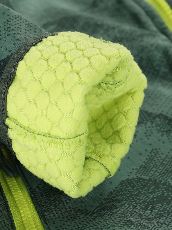 ALPINE PRO Πράσινο παιδικό softshell μπουφάν με μεμβράνη Alpine Pro Ezoro