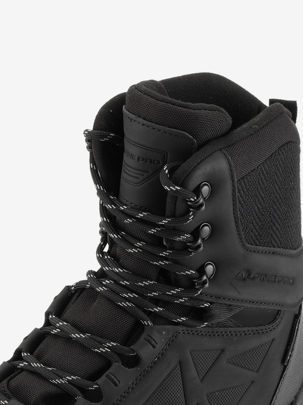 ALPINE PRO Ανδρικές χειμερινές μπότες με giga boom και μεμβράνη ptx ALPINE PRO NERBE μαύρο