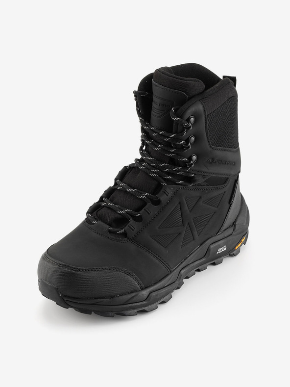 ALPINE PRO Ανδρικές χειμερινές μπότες με giga boom και μεμβράνη ptx ALPINE PRO NERBE μαύρο