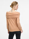 Orsay Γυναικείο μακρυμάνικο μπλουζάκι ORSAY σε ανοιχτό καφέ χρώμα