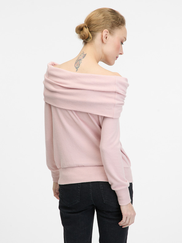 Orsay Ανοιχτό ροζ γυναικείο μακρυμάνικο μπλουζάκι ORSAY