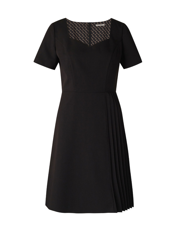 Orsay Μαύρο γυναικείο φόρεμα μέχρι το γόνατο ORSAY