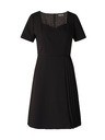Orsay Μαύρο γυναικείο φόρεμα μέχρι το γόνατο ORSAY