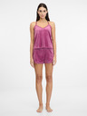 Orsay Ροζ γυναικείο πυτζάμα τοπ από σουέντ ORSAY