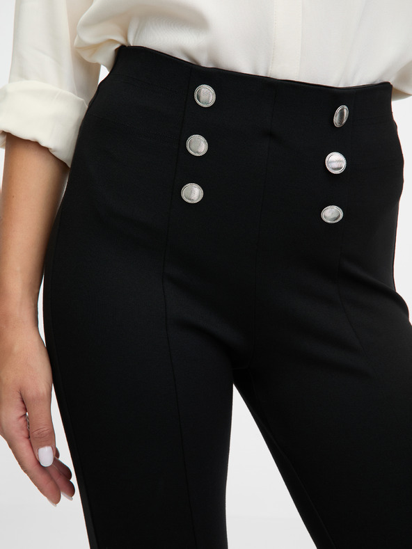 Orsay Μαύρο γυναικείο παντελόνι ORSAY