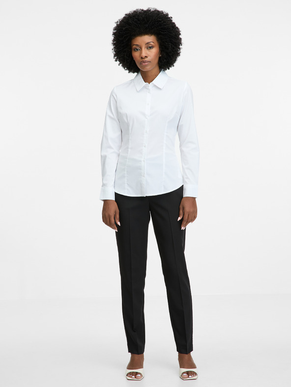 Orsay Μαύρο γυναικείο στενό παντελόνι ORSAY