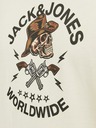 Jack & Jones Jack & Jones Seven Cream ανδρικό μπλουζάκι