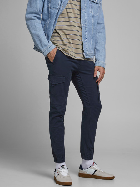 Jack & Jones Σκούρο μπλε παντελόνι Jack & Jones Paul