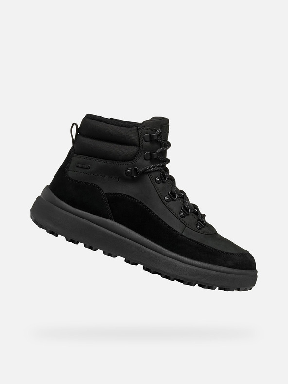 Geox Μαύρες ανδρικές μπότες αστραγάλου Geox Granito + Grip B A