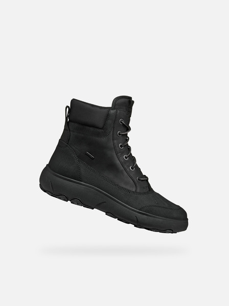 Geox Μαύρα ανδρικά μποτάκια αστραγάλου Geox Nebula + Grip AB