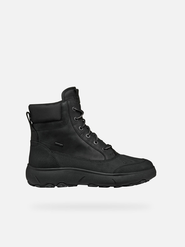 Geox Μαύρα ανδρικά μποτάκια αστραγάλου Geox Nebula + Grip AB