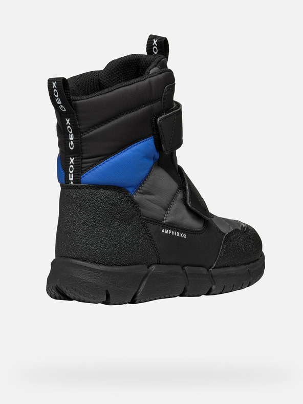 Geox Γκρι παιδικά μποτάκια Geox Flexyper B Abx