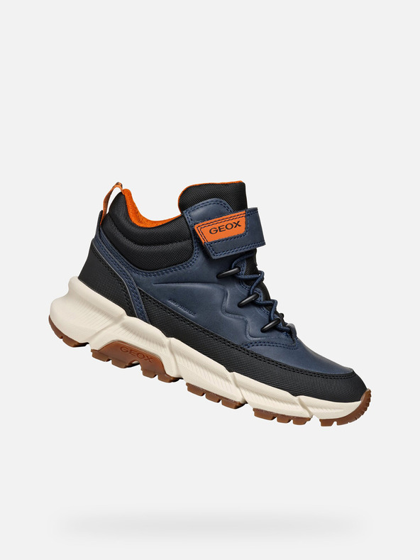 Geox Σκούρα μπλε παιδικά μποτάκια Geox Flexyper Plus