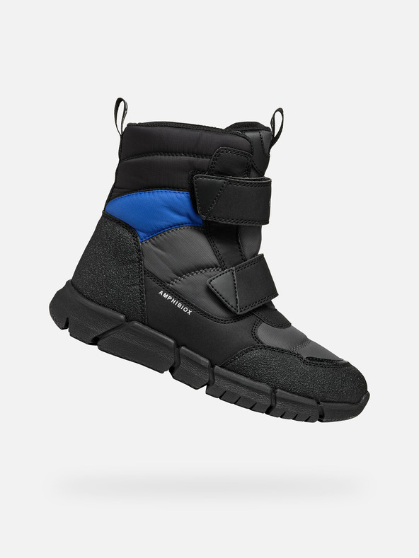 Geox Γκρι παιδικά μποτάκια Geox Flexyper B Abx