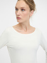 Orsay Λευκό γυναικείο μακρυμάνικο μπλουζάκι ORSAY