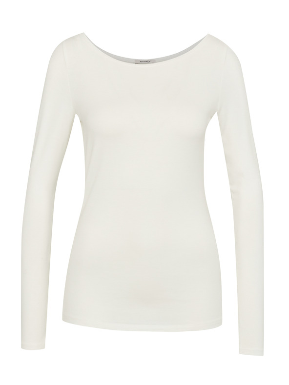 Orsay Λευκό γυναικείο μακρυμάνικο μπλουζάκι ORSAY