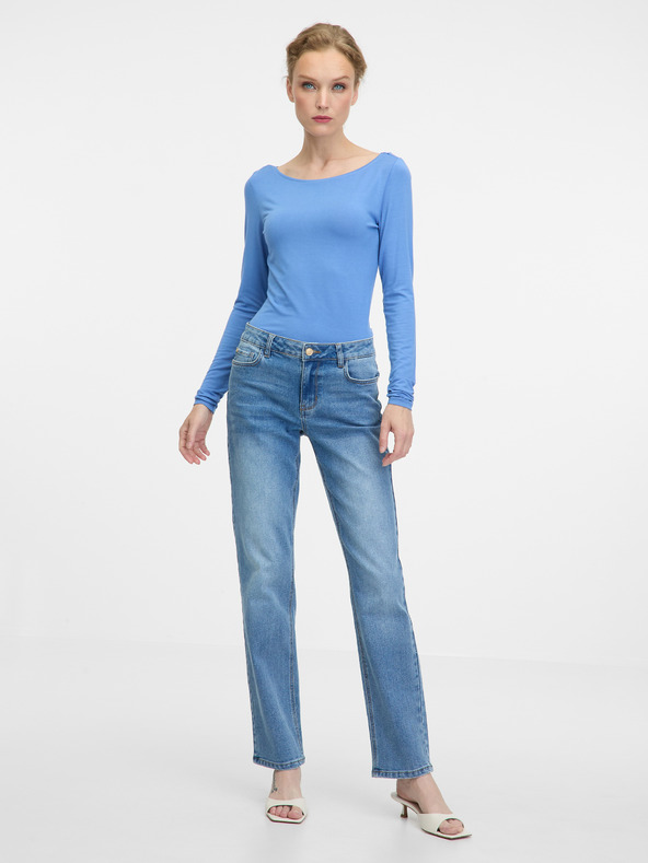 Orsay Μπλε γυναικείο μακρυμάνικο t-shirt ORSAY