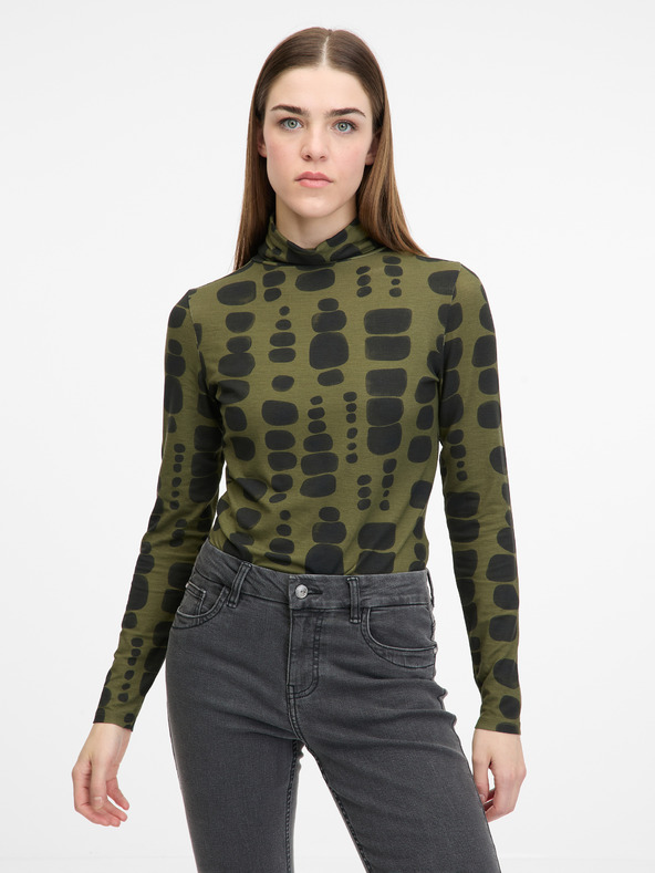 Orsay Πράσινο γυναικείο μακρυμάνικο μπλουζάκι ORSAY