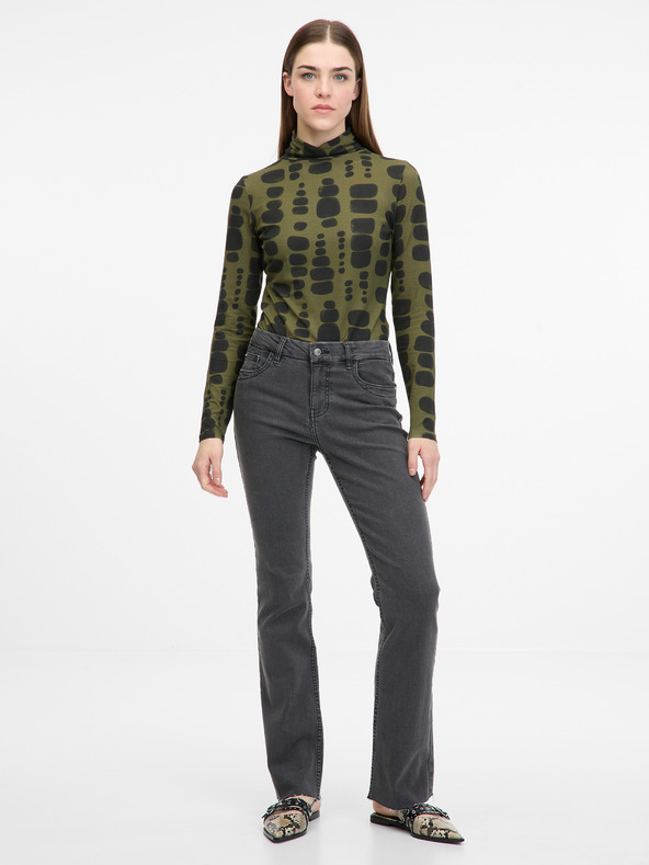 Orsay Πράσινο γυναικείο μακρυμάνικο μπλουζάκι ORSAY