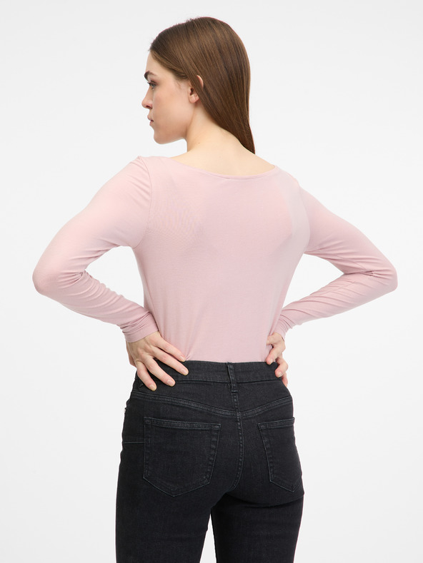 Orsay Ανοιχτό ροζ γυναικείο μακρυμάνικο μπλουζάκι ORSAY