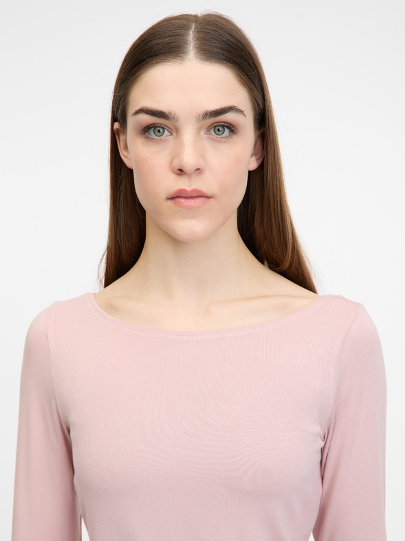 Orsay Ανοιχτό ροζ γυναικείο μακρυμάνικο μπλουζάκι ORSAY
