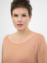 Orsay Γυναικείο μακρυμάνικο μπλουζάκι ORSAY σε ανοιχτό καφέ χρώμα