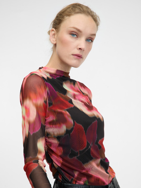 Orsay Κόκκινο γυναικείο μακρυμάνικο μπλουζάκι ORSAY