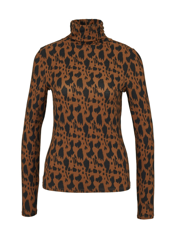 Orsay Γυναικείο μακρυμάνικο μπλουζάκι ORSAY σε ανοιχτό καφέ χρώμα