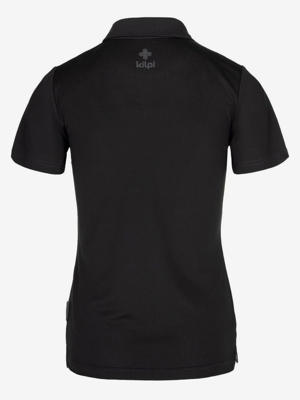Kilpi Μαύρο γυναικείο αθλητικό μπλουζάκι πόλο Kilpi COLLAR
