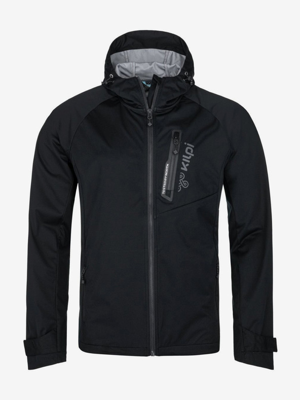 Kilpi Μαύρο ανδρικό softshell μπουφάν Kilpi Beltra-M