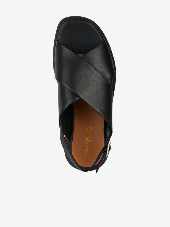 Geox Μαύρα γυναικεία σανδάλια Geox Spherica EC4.1 S