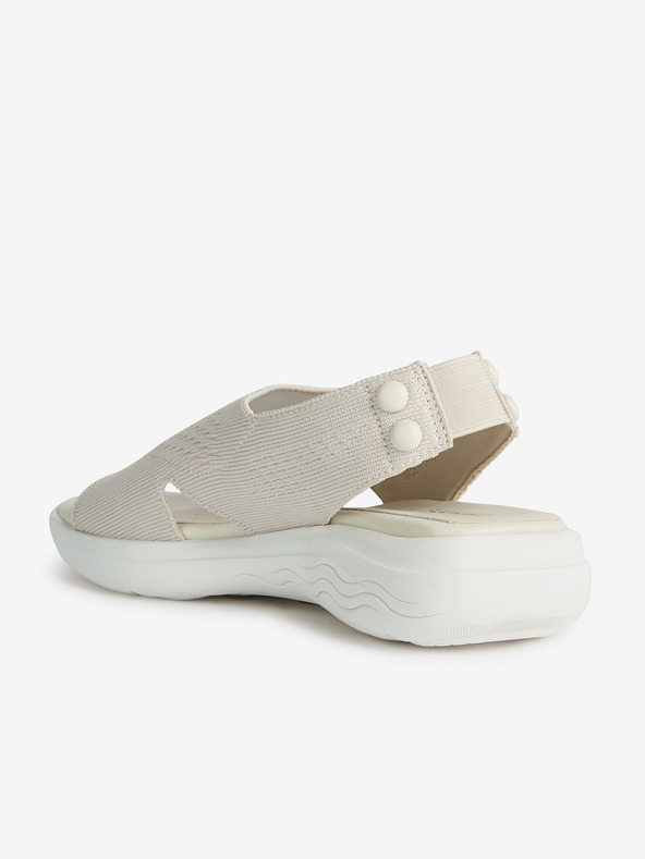 Geox Λευκά γυναικεία σανδάλια Geox Spherica Ec5