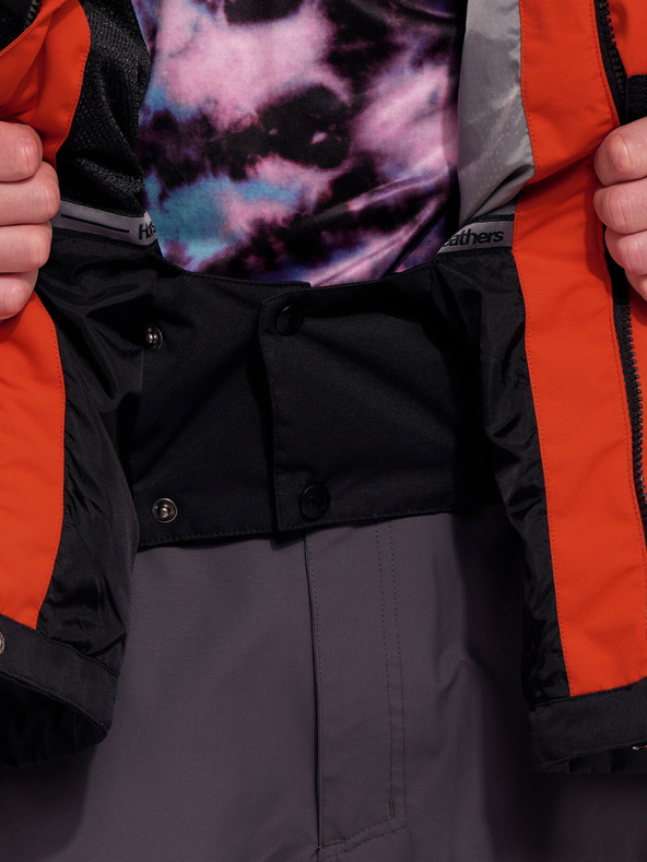 Horsefeathers Track jacket - red clay/black Horsefeathers