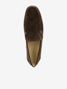 Geox Καφέ Ανδρικά Suede Loafers Geox Moner