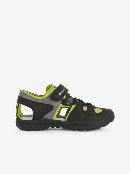 Geox Πράσινα-μαύρα παιδικά outdoor σανδάλια Geox Vaniett