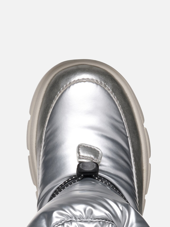 Geox Ασημί παιδικές χειμερινές μπότες Geox Willabooa