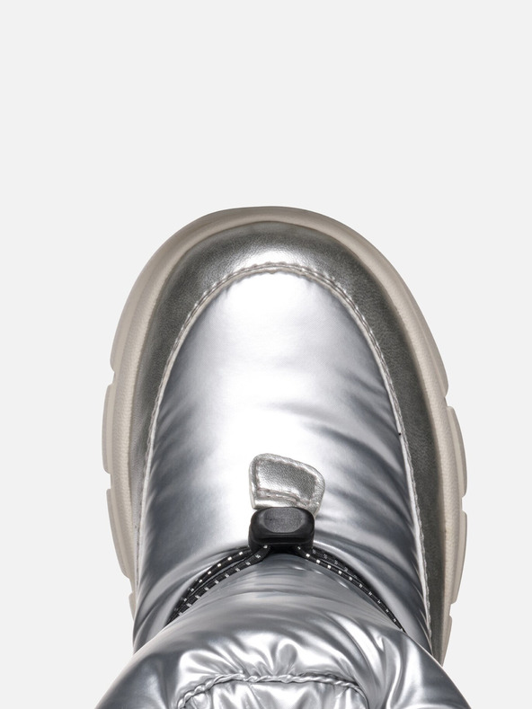 Geox Ασημί παιδικές χειμερινές μπότες Geox Willabooa