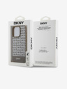 DKNY PU Leather Repeat Pattern Bottom Stripe MagSafe Back Cover για iPhone 15 Pro Max Brown DKNY