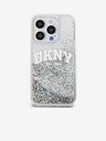 DKNY Κάλυμμα πλάτης Arch Logo Liquid Glitter για iPhone 14 Pro Διαφανές DKNY