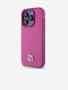 DKNY PU Leather Repeat Pattern Stack Logo Magsafe Back Cover για iPhone 15 Pro Max Pink DKNY