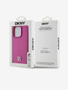 DKNY PU Leather Repeat Pattern Stack Logo Magsafe Back Cover για iPhone 15 Pro Max Pink DKNY