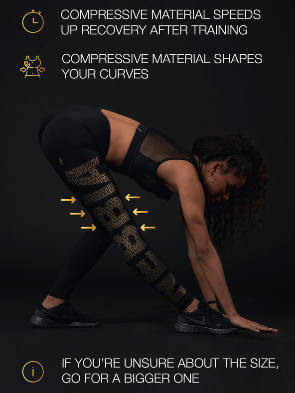 Nebbia Μαύρη γυναικεία ολόσωμη φόρμα NEBBIA INTENSE Χρυσή ολόσωμη φόρμα 595