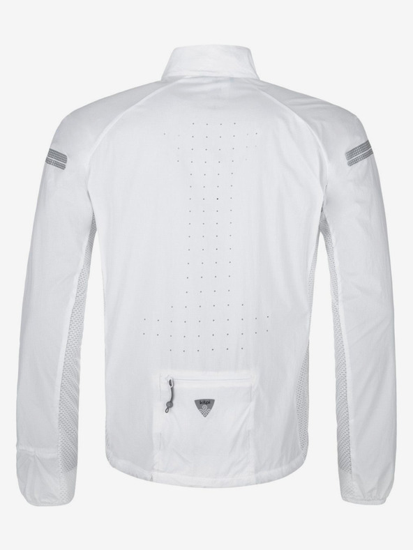 Kilpi Λευκό ανδρικό ελαφρύ μπουφάν για τρέξιμο Kilpi TIRANO-M